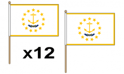 Rhode Island Hand Flags